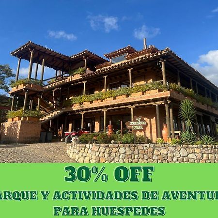 Hotel, Bungalows, Chalet Y Cabanas Aventura Park Villa De Leyva La Periquera Buitenkant foto